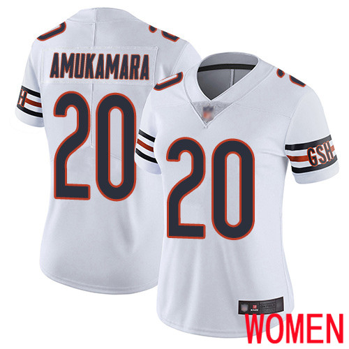 Chicago Bears Limited White Women Prince Amukamara Road Jersey NFL Football 20 Vapor Untouchable
